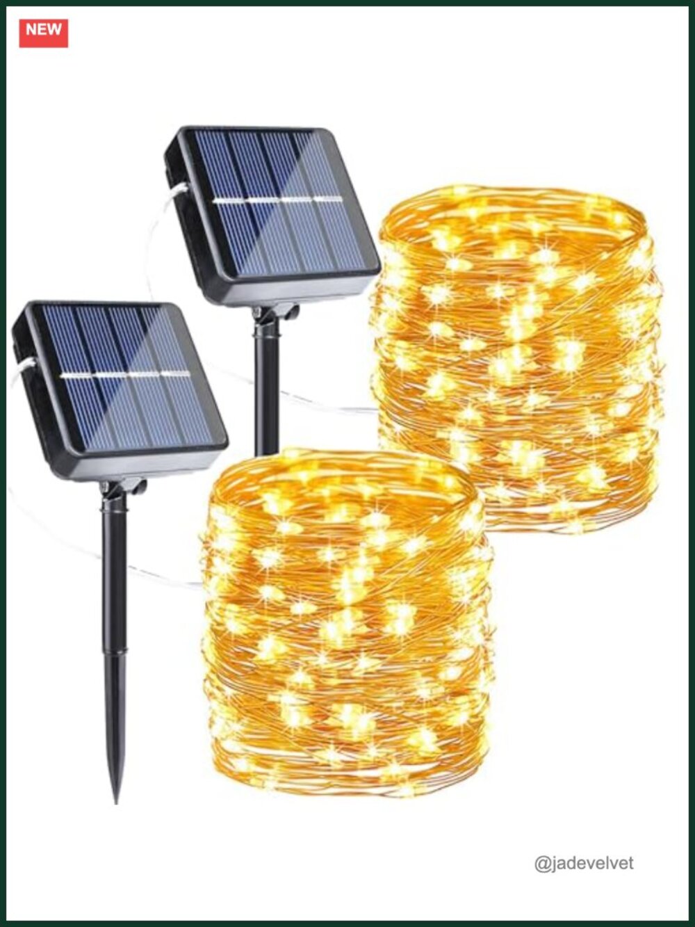 240 LED Solar Powered Fairy Lights String Waterproof Outdoor Garden Decor